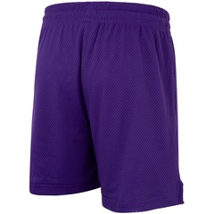 Bermuda do Los Angeles Lakers Nike Masculina Openhole Mesh SHR - Foto 2