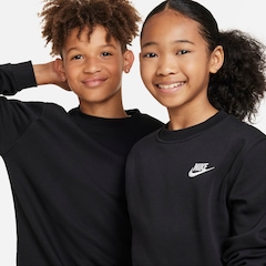 Blusão Infantil Nike Club Fleece Crew - Foto 3