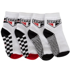 Kit de Meias do São Paulo Rikam Soquete Tamanho 25 ao 28 - Foto 1