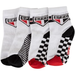 Kit de Meias do São Paulo Rikam Soquete Tamanho 25 ao 28 - Foto 2