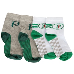 Kit de Meias do Palmeiras Rikam Soquete Tamanho 21 ao 24 - Foto 1