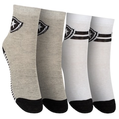 Kit de Meias do Botafogo Rikam Soquete Tamanho 25 ao 28 - Foto 1