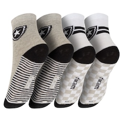 Kit de Meias do Botafogo Rikam Soquete Tamanho 25 ao 28 - Foto 2