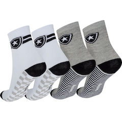 Kit de Meias do Botafogo Rikam Soquete Tamanho 29 ao 33 - Foto 1