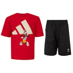 Conjunto Infantil adidas Disney Camiseta + Bermuda - Foto 1