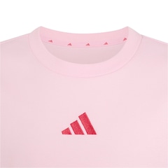 Camiseta Infantil adidas Manga Curta 3 Stripes - Foto 5