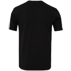 Camiseta Infantil adidas Manga Curta 3 Stripes - Foto 2