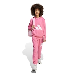 Blusa de Moletom Infantil adidas com Capuz Essentials - Foto 4