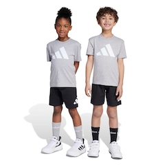 Conjunto Infantil adidas Big Logo Camiseta + Bermuda - Foto 1