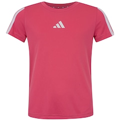 Camiseta Juvenil adidas Manga Curta 3 Stripes - Foto 1