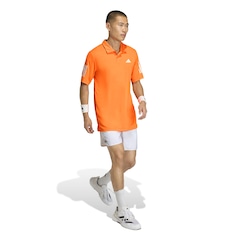 Camisa Polo adidas Club 3 Listras - Masculina - Foto 3