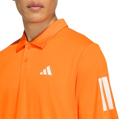 Camisa Polo adidas Club 3 Listras - Masculina - Foto 4
