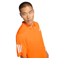 Camisa Polo adidas Club 3 Listras - Masculina - Foto 5