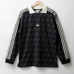Camisa Polo adidas Originals Manga Longa Jacquared Rugby - Foto 1