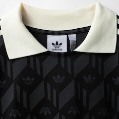 Camisa Polo adidas Originals Manga Longa Jacquared Rugby - Foto 4