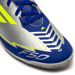 Chuteira Futsal Infantil adidas F50 Club Messi - Foto 8