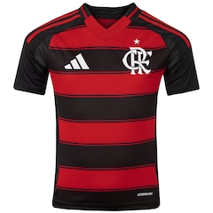 Camisa do Flamengo I 25/26 adidas Juvenil Torcedor - Foto 1