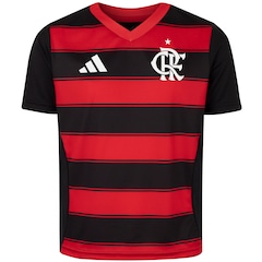 Camisa do Flamengo 25/26 adidas Juvenil Fanshirt - Foto 1