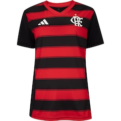 Camisa do Flamengo 25/26 adidas Feminina Fanshirt - Foto 1