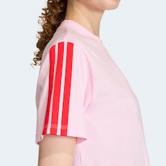 Camiseta adidas Feminina 3 Stripes - Foto 5