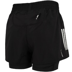 Short Feminino adidas Own The Run 2 em 1 - Foto 9