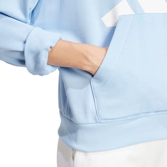 Blusa de Moletom Feminina adidas com Capuz Big Logo - Foto 5