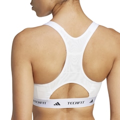 Top Fitness com Bojo Removível adidas Techfit Média Sustentação Adulto - Foto 5
