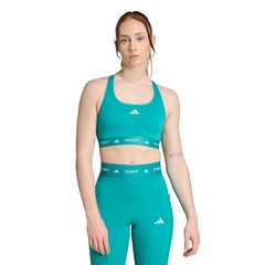 Top Fitness com Bojo Removível adidas Techfit Média Sustentação Adulto - Foto 1