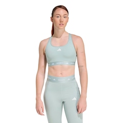 Top Fitness com Bojo Removível adidas Techfit Média Sustentação Adulto - Foto 1