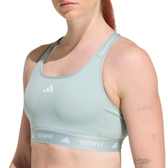 Top Fitness com Bojo Removível adidas Techfit Média Sustentação Adulto - Foto 6