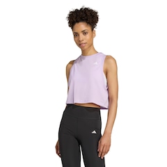 Blusa Cropped Regata Feminina adidas Essentials - Foto 1