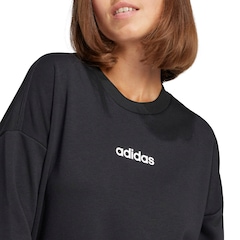 Blusa de Moletom Feminina adidas Logo Linear - Foto 4