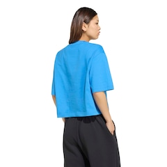 Blusa Cropped Feminina adidas Big Logo - Foto 2