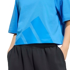 Blusa Cropped Feminina adidas Big Logo - Foto 5