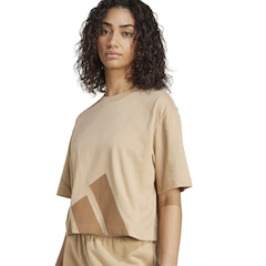 Blusa Cropped Feminina adidas Big Logo - Foto 4