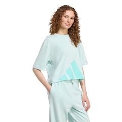 Blusa Cropped Feminina adidas Big Logo - Foto 3