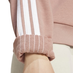 Blusa de Moletom Feminina adidas Essentials 3 Listras - Foto 5