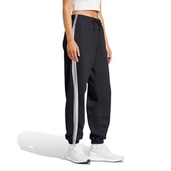 Calça Feminina adidas Essentials French Terry Cuffed 3 listras - Foto 3