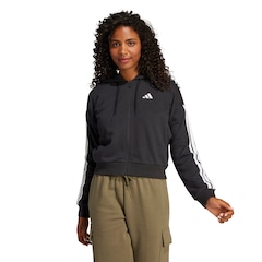 Jaqueta Feminina adidas 3 Stripes com Capuz - Foto 1