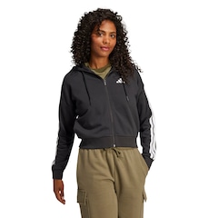 Jaqueta Feminina adidas 3 Stripes com Capuz - Foto 3