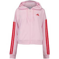 Jaqueta Feminina adidas 3 Stripes com Capuz - Foto 1