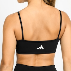 Top Fitness com Bojo Removível adidas Baixa Sustentação Essentials Adulto - Foto 3
