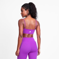Top Fitness com Bojo Removível adidas Baixa Sustentação Essentials Adulto - Foto 2