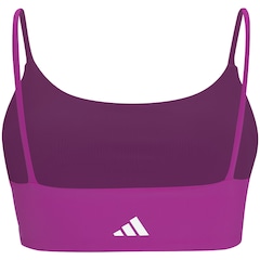 Top Fitness com Bojo Removível adidas Baixa Sustentação Essentials Adulto - Foto 2