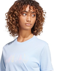 Camiseta Feminina adidas Manga Curta Gráfica - Foto 4