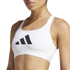 Top Fitness sem Bojo adidas Média Sustentação Powerreact Big Logo Adulto - Foto 6