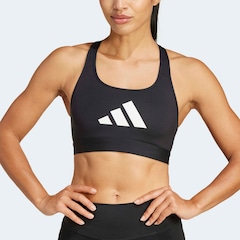 Top Fitness sem Bojo adidas Média Sustentação Powerreact Big Logo Adulto - Foto 5