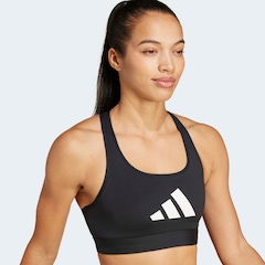 Top Fitness sem Bojo adidas Média Sustentação Powerreact Big Logo Adulto - Foto 6