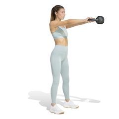 Top Fitness sem Bojo adidas Média Sustentação Powerreact Big Logo Adulto - Foto 3