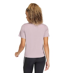 Camiseta adidas Manga Curta Essentials 3 Listras Feminina - Foto 3